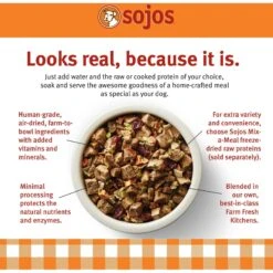 Sojos Mix-A-Meal Fruit & Veggie Pre-Mix Grain-Free Dog Food -Blue Buffalo Shop 149640 PT1. AC SS1800 V1611088635