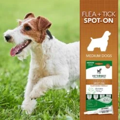 Vet's Best Flea & Tick Spot Treatment For Dogs, 16-40 Lbs 10 Vet's Best Flea & Tick Spot Treatment For Dogs, 16-40 Lbs -Blue Buffalo Shop 150172 PT3. AC SS1800 V1532987837