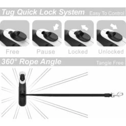 TUG Nylon Tape Retractable Dog Leash 11 TUG Nylon Tape Retractable Dog Leash -Blue Buffalo Shop 152663 PT3. AC SS1800 V1537470442