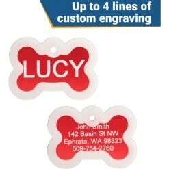 GoTags Anodized Aluminum Personalized Silencer Dog ID Tag -Blue Buffalo Shop 153021 PT2. AC SS1800 V1540560425