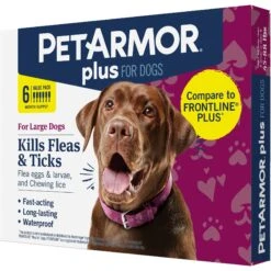 PetArmor Plus Flea & Tick Spot Treatment For Dogs, 45-88 Lbs