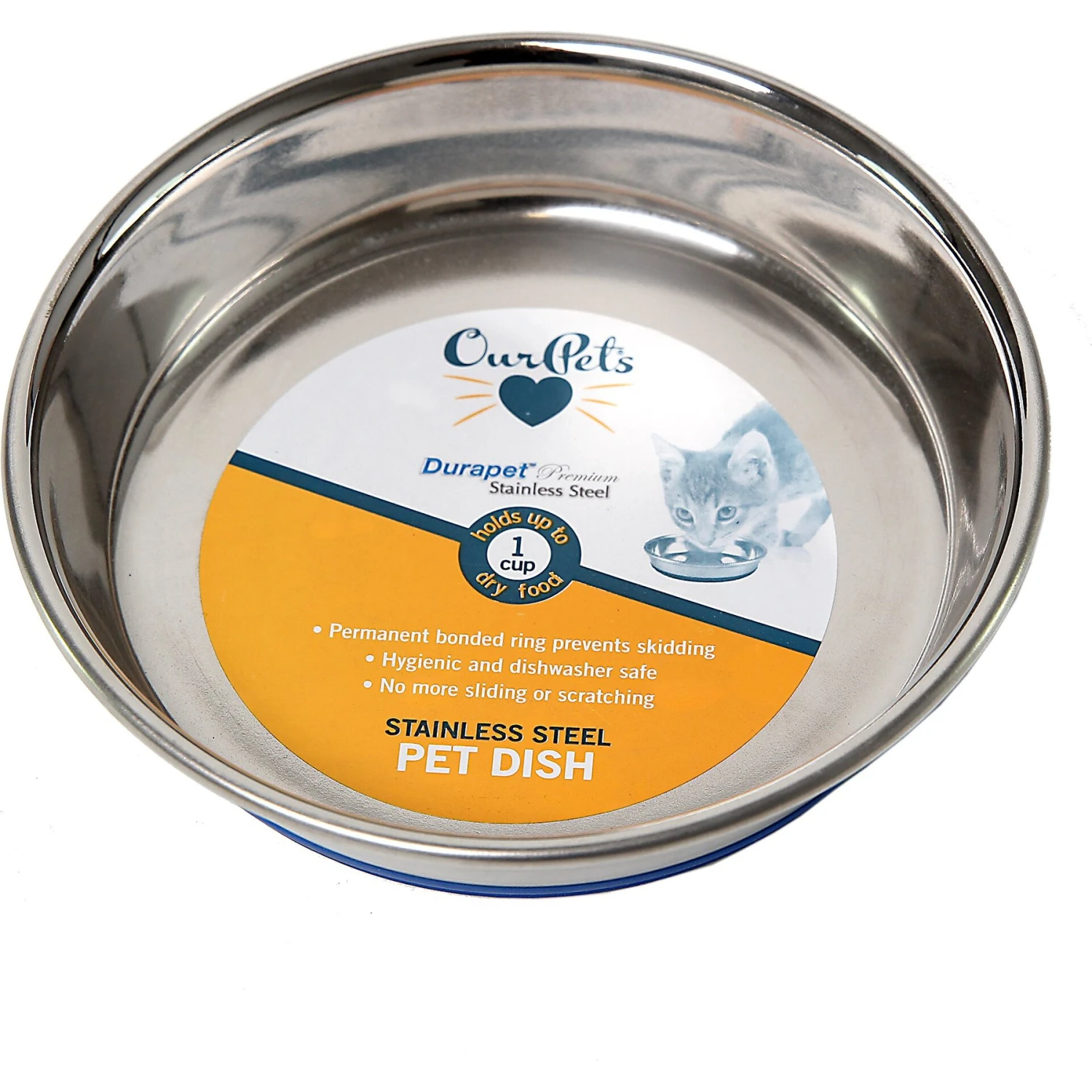 OurPets Durapet Premium Stainless Steel Cat & Dog Bowl 3 OurPets Durapet Premium Stainless Steel Cat & Dog Bowl
