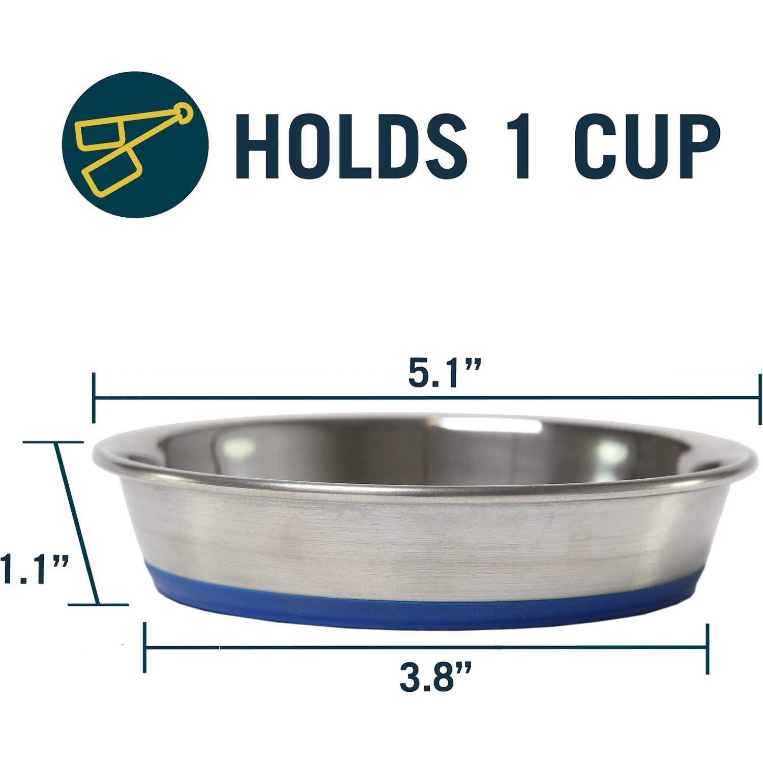 OurPets Durapet Premium Stainless Steel Cat & Dog Bowl 4 OurPets Durapet Premium Stainless Steel Cat & Dog Bowl - Image 2