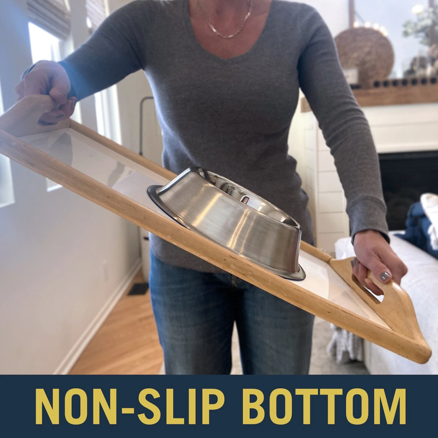 OurPets Durapet Premium Rubber-Bonded Stainless Steel No-Tip Bowl 7 OurPets Durapet Premium Rubber-Bonded Stainless Steel No-Tip Bowl - Image 5