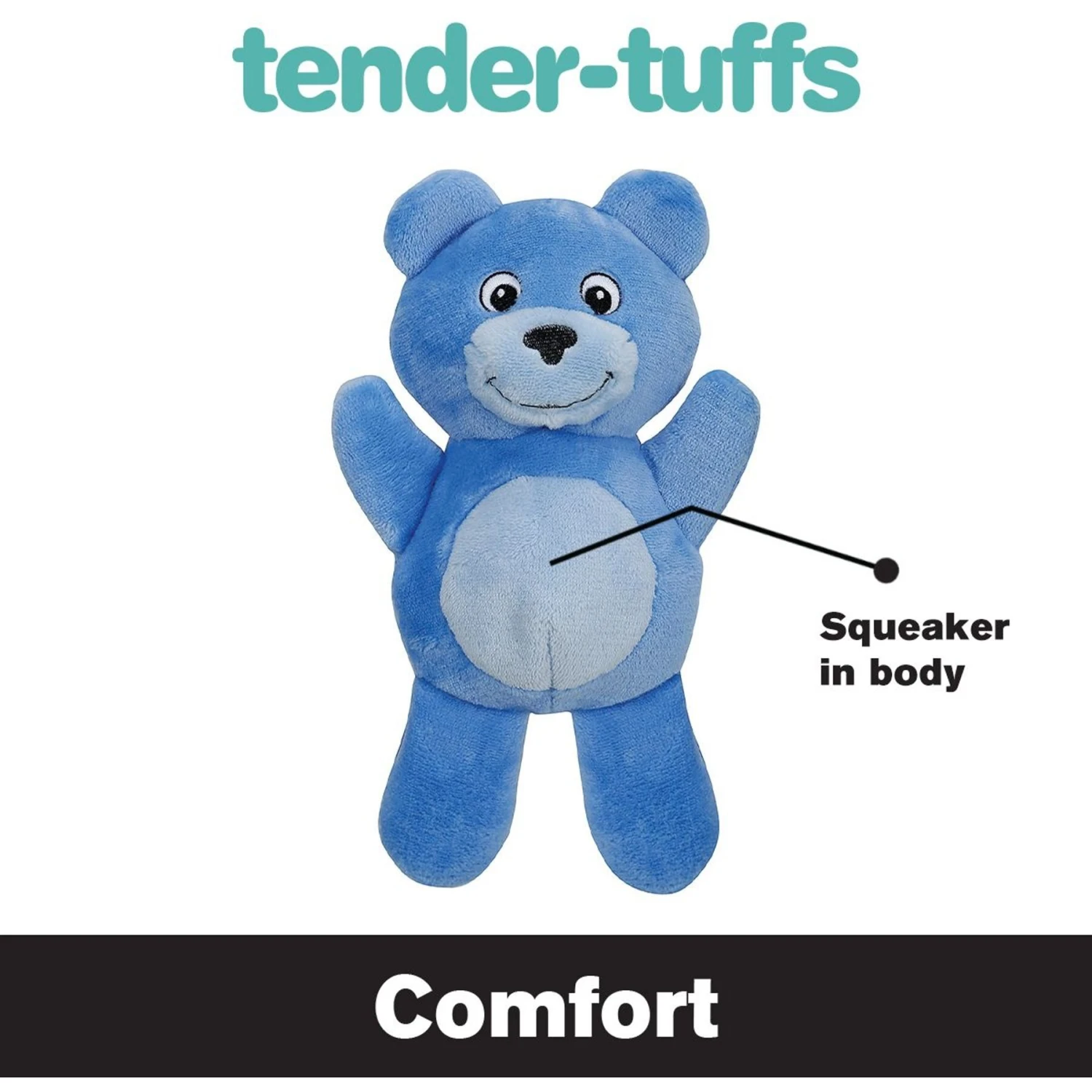 Snuggle Puppy Tender-Tuffs Soft Bear Dog Comfort Toy 5 Snuggle Puppy Tender-Tuffs Soft Bear Dog Comfort Toy - Image 3