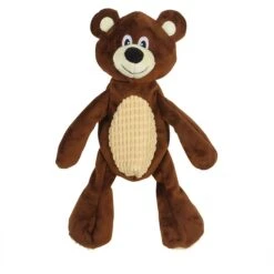 Smart Pet Love Snuggle Puppy Tender-Tuffs Happy Bear Crinkle Squeaky Dog Toy