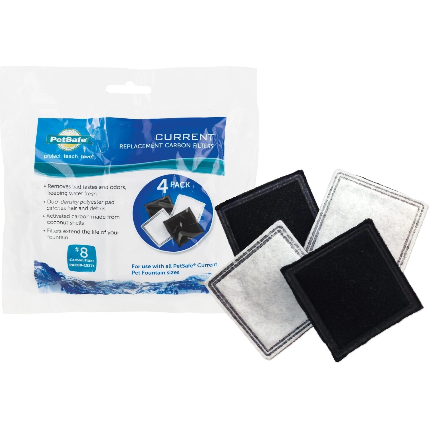 PetSafe Current Pet Fountain Replacement Carbon Filter 3 PetSafe Current Pet Fountain Replacement Carbon Filter