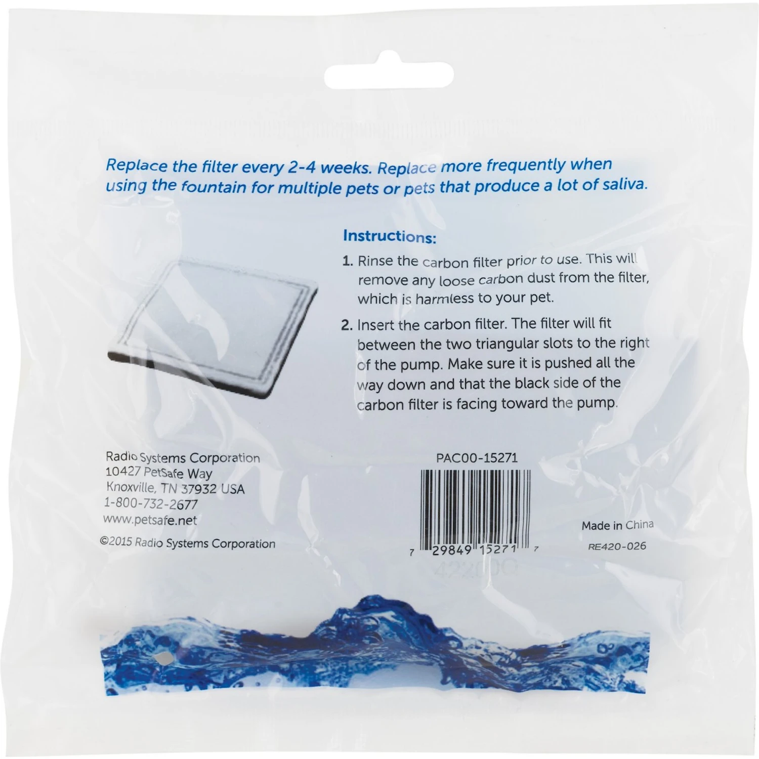 PetSafe Current Pet Fountain Replacement Carbon Filter 8 PetSafe Current Pet Fountain Replacement Carbon Filter - Image 6