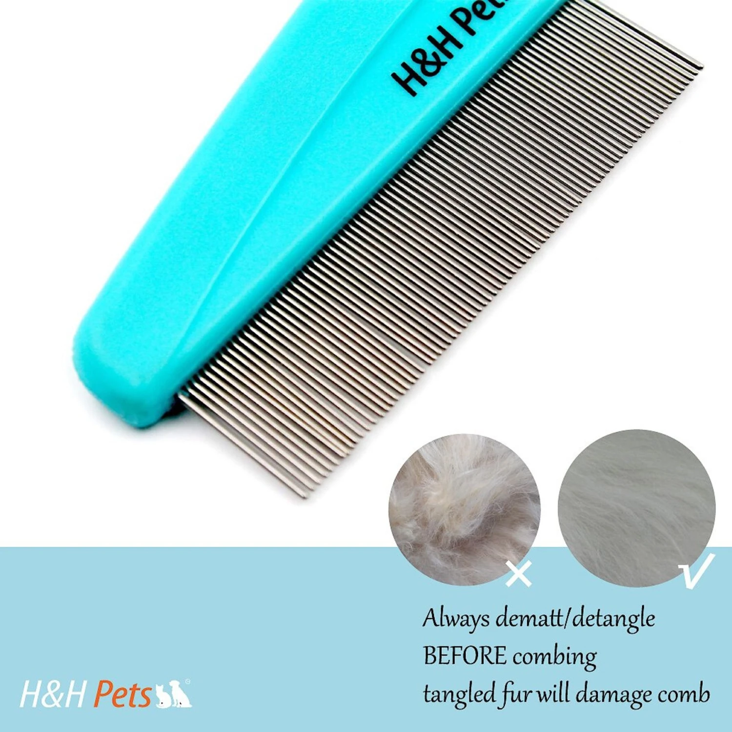 H&H Pets Flea Comb 4 H&H Pets Flea Comb - Image 2