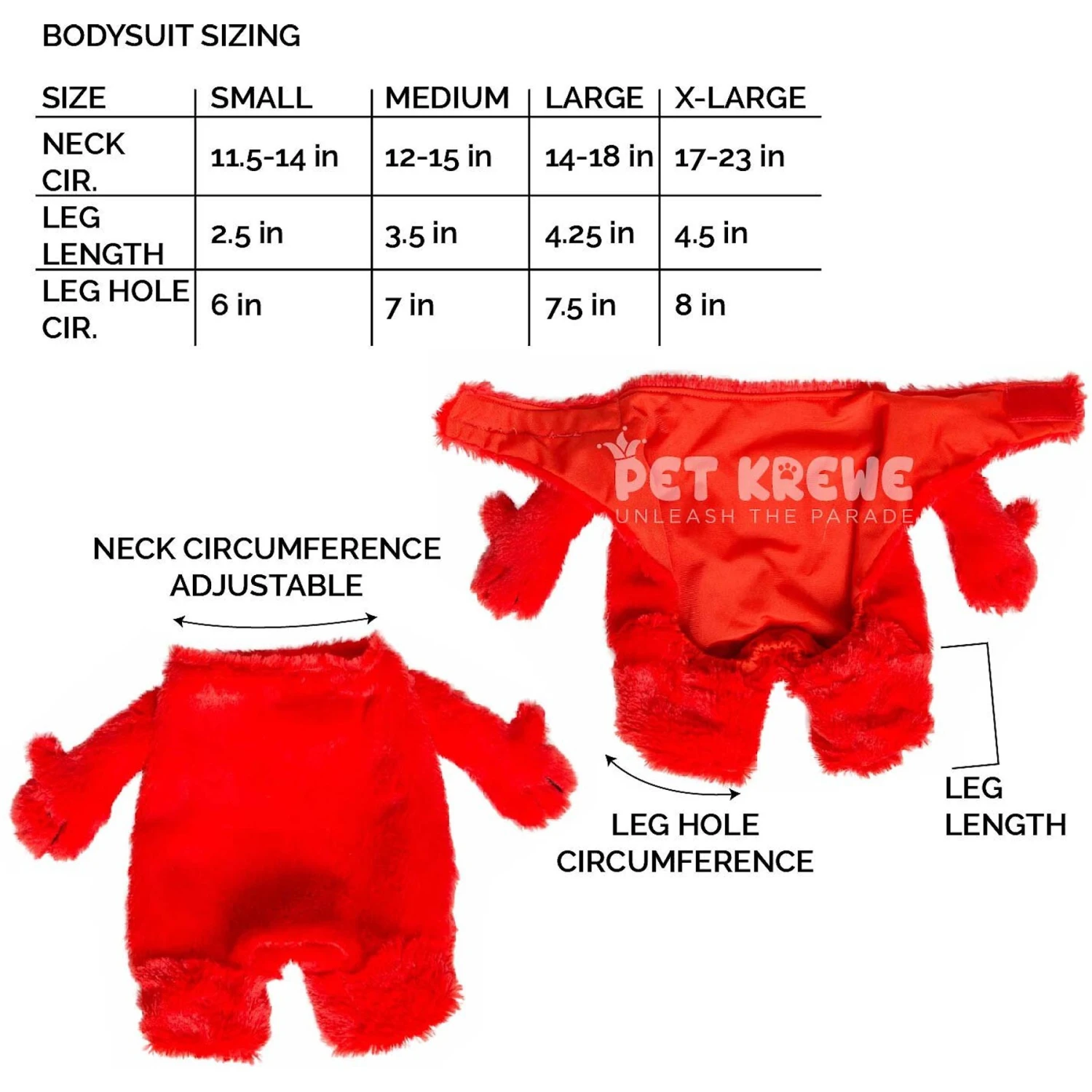 Pet Krewe Sesame Street Elmo Dog & Cat Costume 4 Pet Krewe Sesame Street Elmo Dog & Cat Costume - Image 2