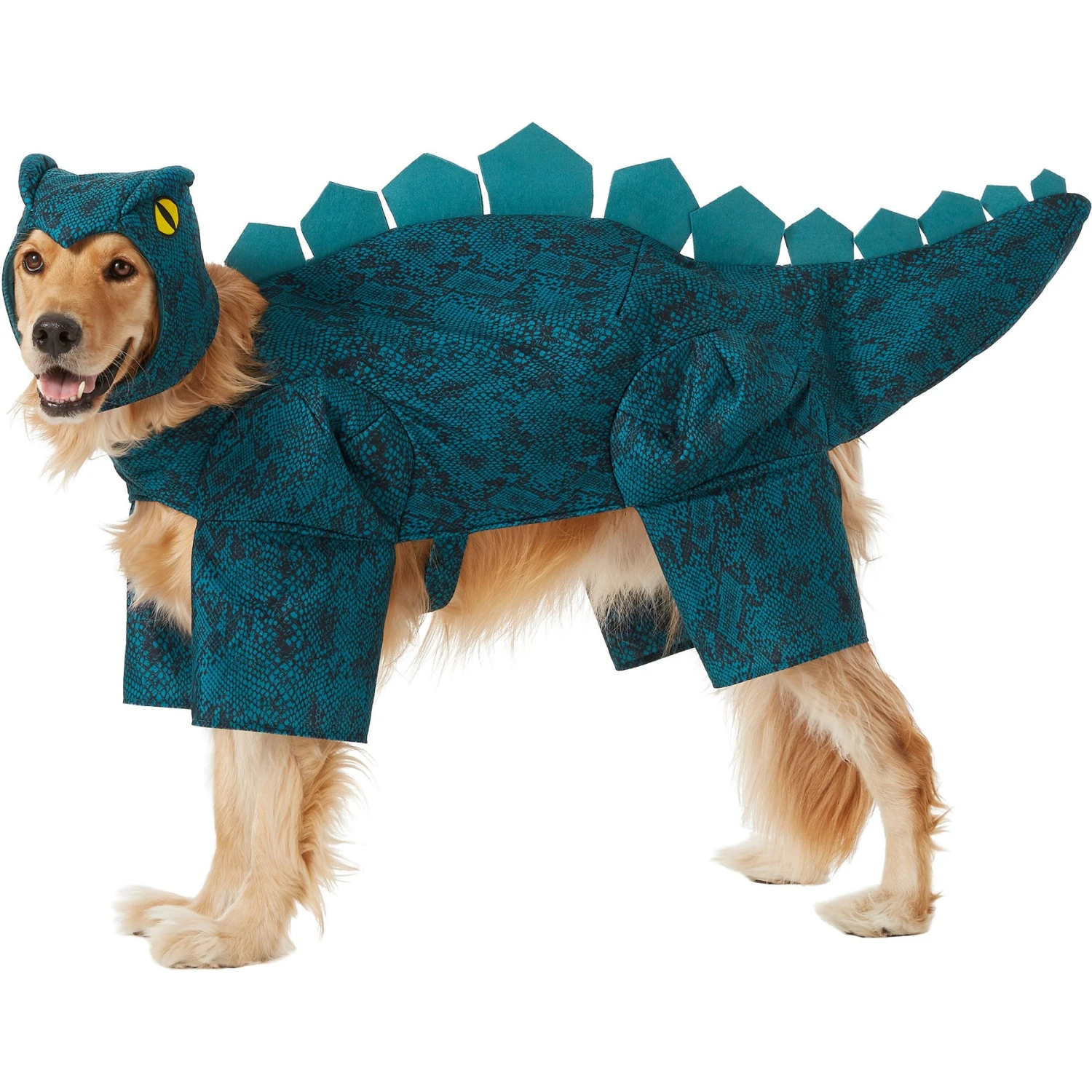 Frisco Stegosaurus Dinosaur Dog & Cat Costume 3 Frisco Stegosaurus Dinosaur Dog & Cat Costume