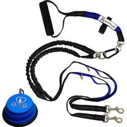 Pet Fit For Life Dual Dog Leash With Bowl