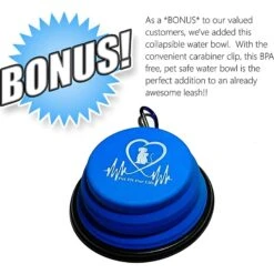 Pet Fit For Life Dual Dog Leash With Bowl 17 Pet Fit For Life Dual Dog Leash With Bowl -Blue Buffalo Shop 159024 PT6. AC SS1800 V1552502415