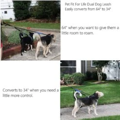 Pet Fit For Life Dual Dog Leash With Bowl 18 Pet Fit For Life Dual Dog Leash With Bowl -Blue Buffalo Shop 159024 PT7. AC SS1800 V1552502540