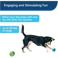 PetSafe Ricochet Interactive Sound Game Dog Toy -Blue Buffalo Shop 159052 PT5. AC SS1800 V1599844596