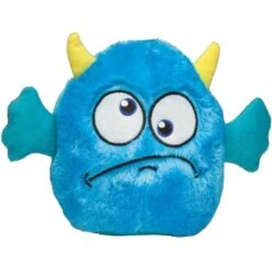 Zanies Rock Monster Squeaky Plush Dog Toy