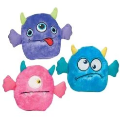 Zanies Rock Monster Squeaky Plush Dog Toy -Blue Buffalo Shop 159602 PT3. AC SS1800 V1552329123