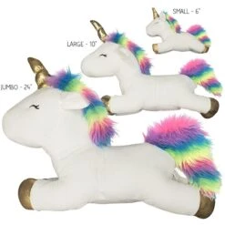 FouFIT Unicorn Squeaky Plush Dog Toy -Blue Buffalo Shop 162512 PT2. AC SS1800 V1552589219