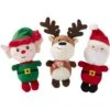 Frisco Holiday Santa's Helpers Plush Squeaky Dog Toy, 3 Count 1 Frisco Holiday Santa's Helpers Plush Squeaky Dog Toy, 3 Count -Blue Buffalo Shop 164633 MAIN. AC SS1800 V1694813220