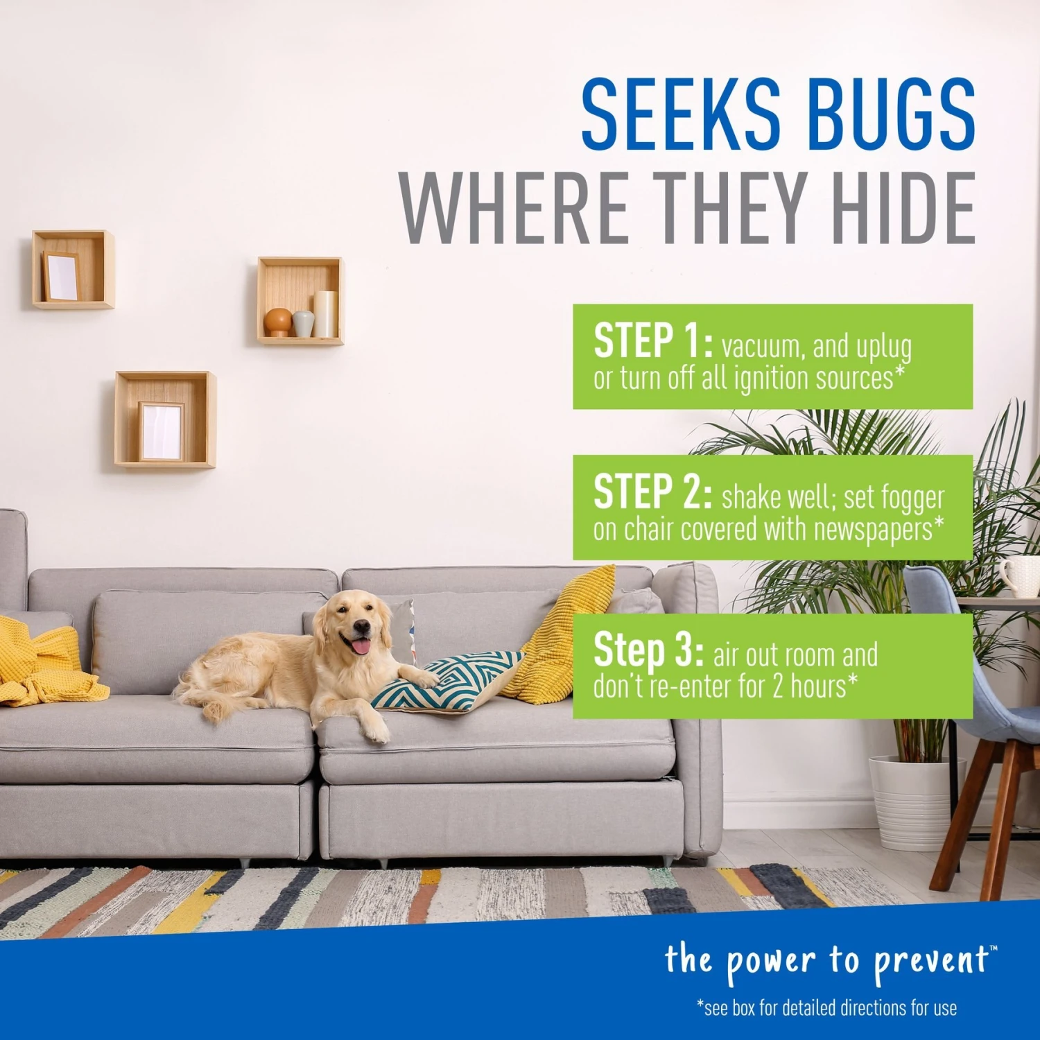 Adams® Adams Plus Flea Control Indoor Fogger 5 Adams® Adams Plus Flea Control Indoor Fogger - Image 3