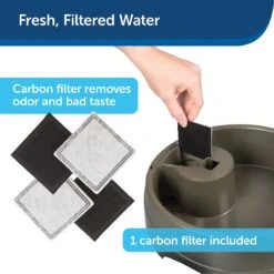 PetSafe Current Circulating Pet Fountain 12 PetSafe Current Circulating Pet Fountain -Blue Buffalo Shop 166258 PT3. AC SS1800 V1598891882