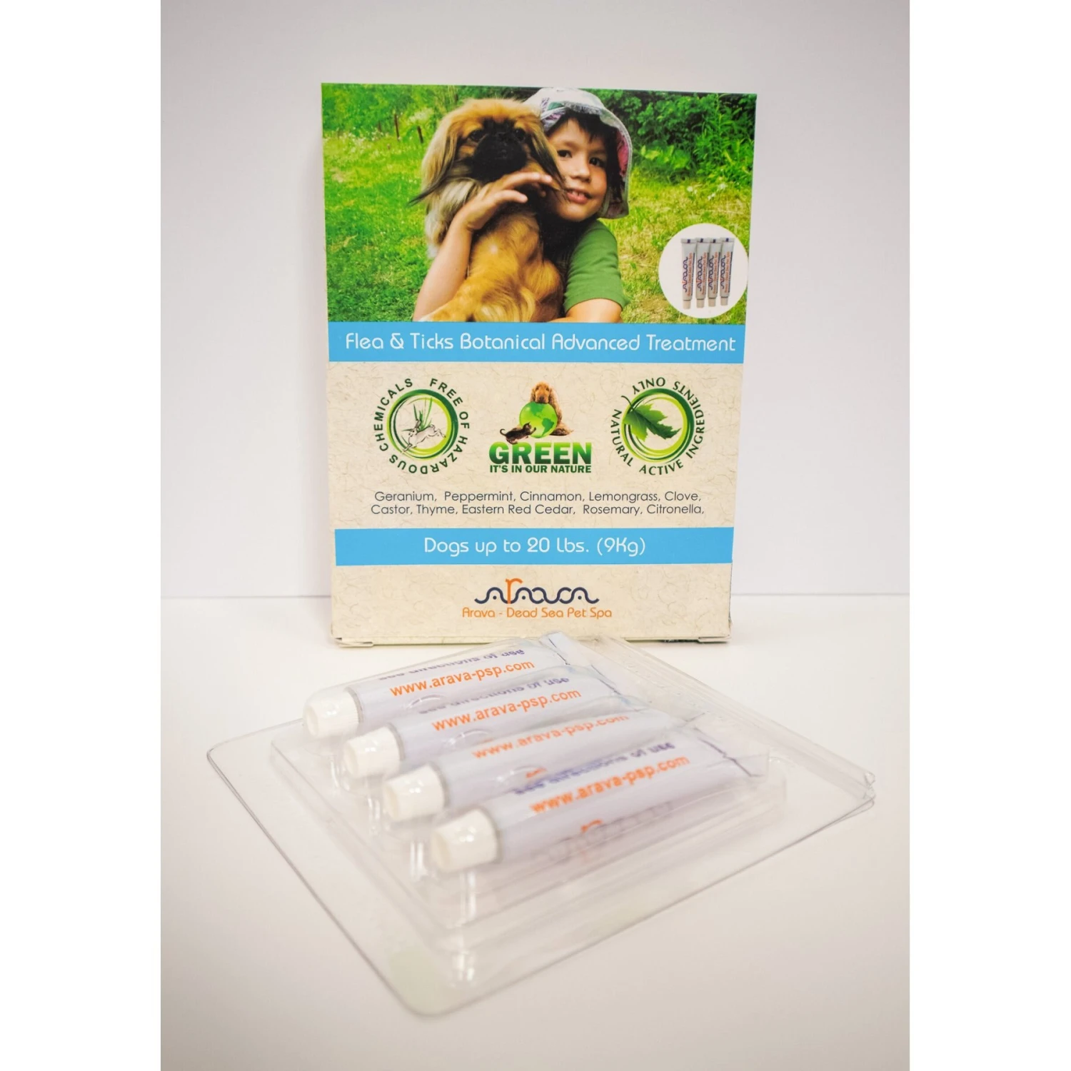 Arava Dead Sea Pet Spa Flea & Tick Spot Treatment For Dogs, Up To 20 Lbs 5 Arava Dead Sea Pet Spa Flea & Tick Spot Treatment For Dogs, Up To 20 Lbs - Image 3