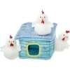 Frisco Chicken Coop Hide & Seek Puzzle Plush Squeaky Dog Toy -Blue Buffalo Shop 174755 Main. AC SS1800 V1572616725