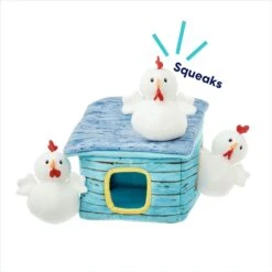 Frisco Chicken Coop Hide & Seek Puzzle Plush Squeaky Dog Toy 11 Frisco Chicken Coop Hide & Seek Puzzle Plush Squeaky Dog Toy -Blue Buffalo Shop 174755 PT3. AC SS1800 V1691783971