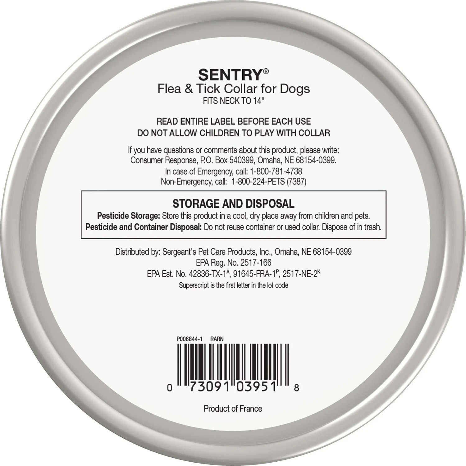Sentry Flea & Tick Collar For Dogs, Small Breeds 4 Sentry Flea & Tick Collar For Dogs, Small Breeds - Image 2