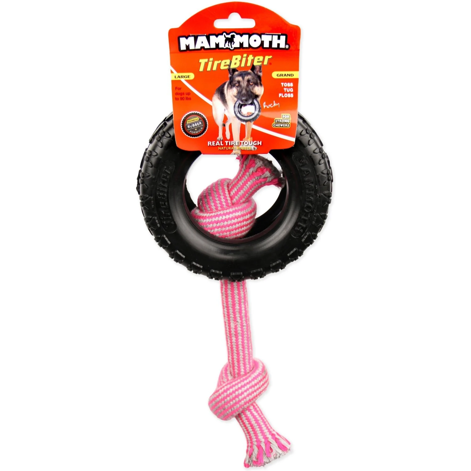 Mammoth Tirebiter II Rope Dog Toy 4 Mammoth Tirebiter II Rope Dog Toy - Image 2