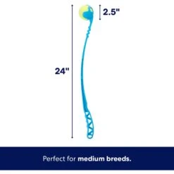 Frisco Ball Launcher & Fetch Squeaky Tennis Ball Dog Toy 8 Frisco Ball Launcher & Fetch Squeaky Tennis Ball Dog Toy -Blue Buffalo Shop 178477 PT1. AC SS1800 V1686580198