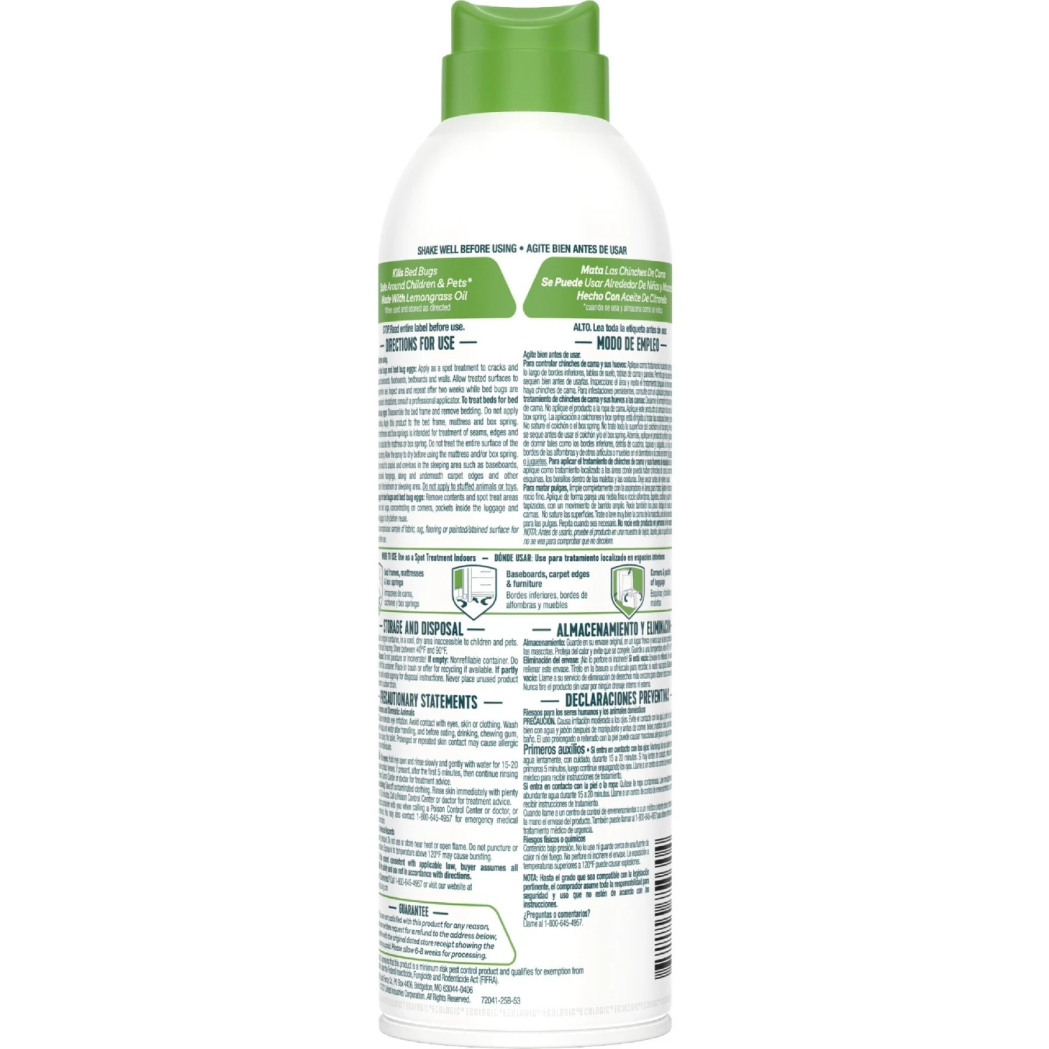 EcoLogic Bed Bug Killer Aerosol Spray 4 EcoLogic Bed Bug Killer Aerosol Spray - Image 2