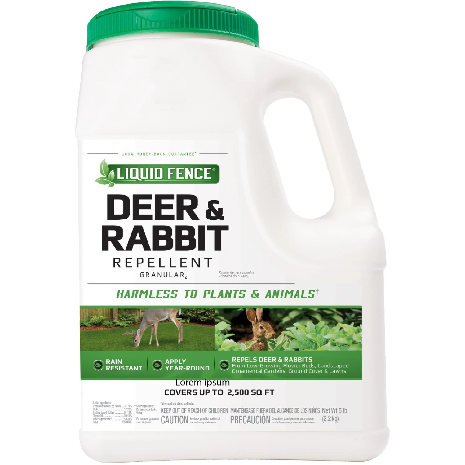 Liquid Fence Deer & Rabbit Repellent Granular 3 Liquid Fence Deer & Rabbit Repellent Granular