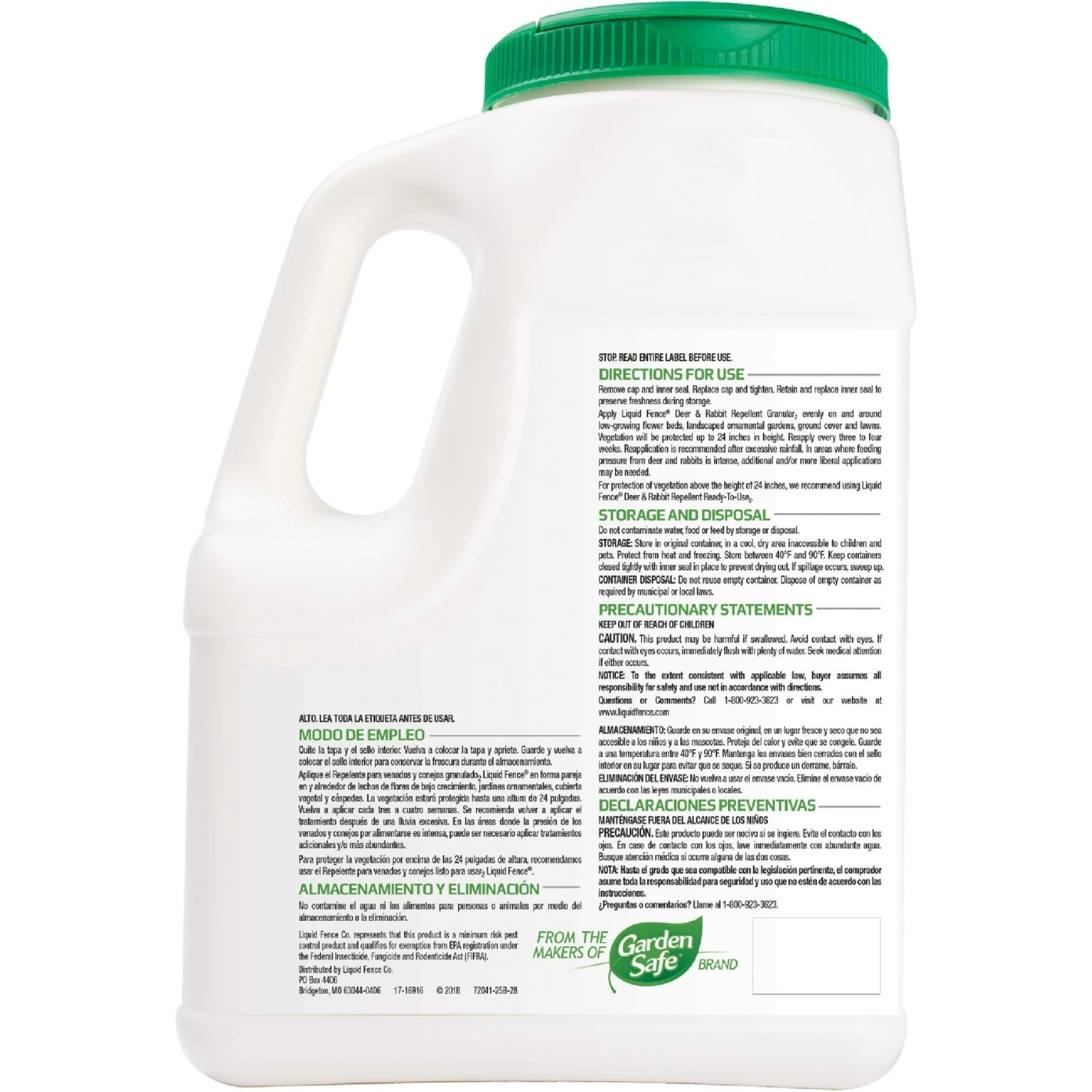 Liquid Fence Deer & Rabbit Repellent Granular 4 Liquid Fence Deer & Rabbit Repellent Granular - Image 2