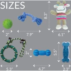 Rocket & Rex Puppy Chew Toy Variety Pack For Small To Medium Breeds -Blue Buffalo Shop 180484 pt1. AC SS1800 V1564597024