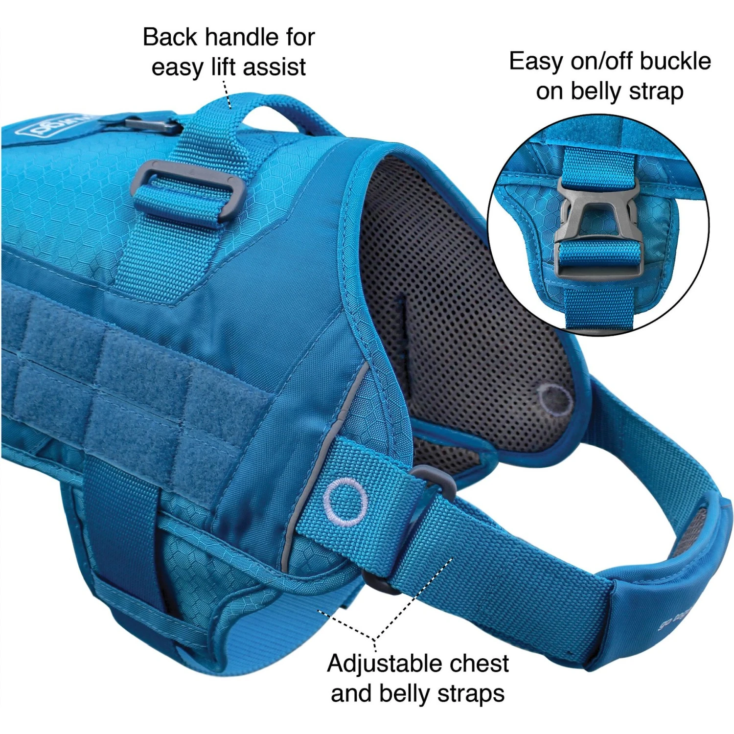 Kurgo RSG Townie Polyester Reflective Back Clip Dog Harness 5 Kurgo RSG Townie Polyester Reflective Back Clip Dog Harness - Image 3