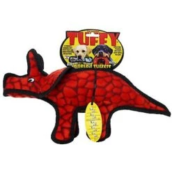 Tuffy's Jr Dinosaur Triceratops Plush Dog Toy 13 Tuffy's Jr Dinosaur Triceratops Plush Dog Toy -Blue Buffalo Shop 184067 PT5. AC SS1800 V1589570796
