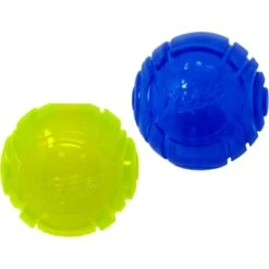 Nerf Dog Mega Tuff ULTRA Translucent TPR Sonic Ball Dog Toy, 2.5-in, 2 Count -Blue Buffalo Shop 187166 PT1. AC SS1800 V1564780947