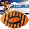 Nerf Dog Squeaker Spiral Football Dog Toy 2 Nerf Dog Squeaker Spiral Football Dog Toy -Blue Buffalo Shop 187262 MAIN. AC SS1800 V1564781553