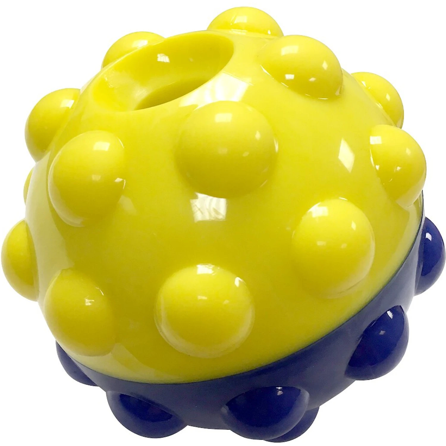FouFIT Mini Bumper Treat Dispensing Ball Dog Toy 3 FouFIT Mini Bumper Treat Dispensing Ball Dog Toy