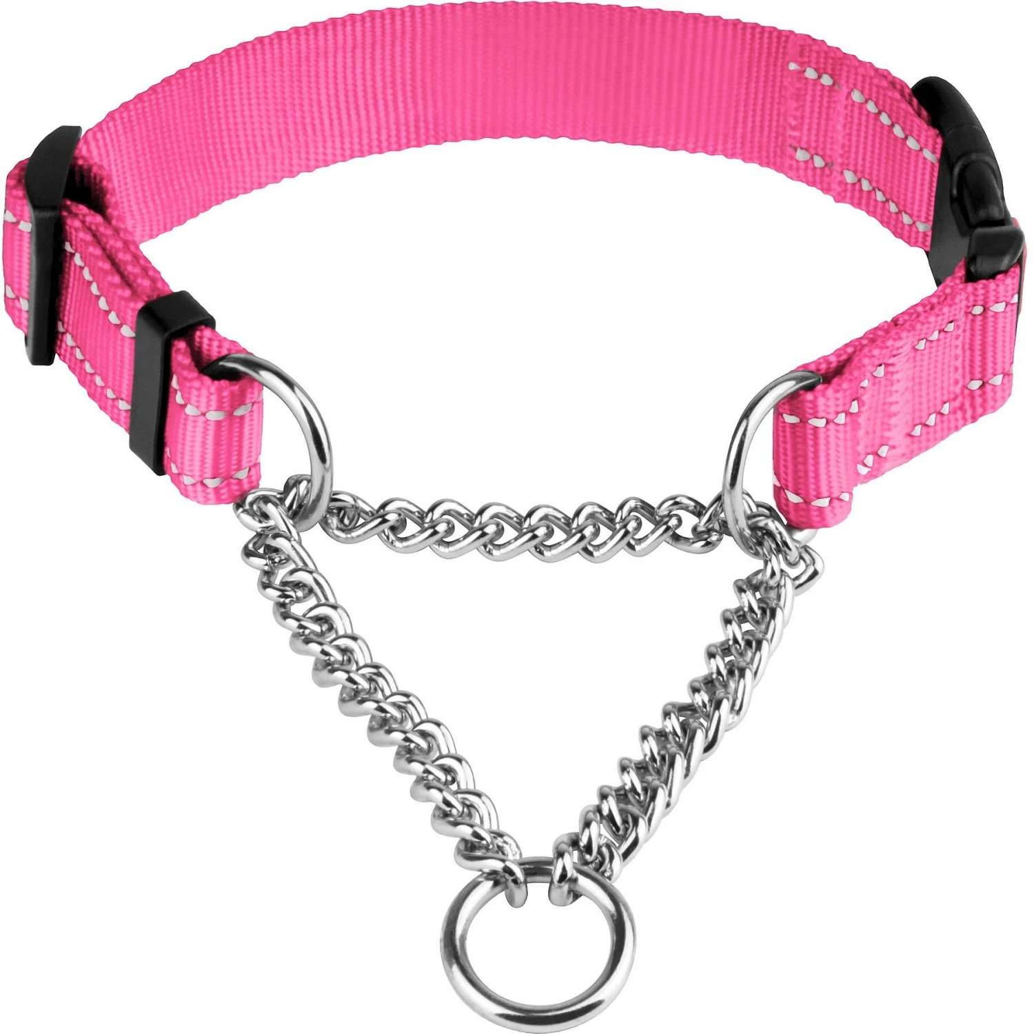 CollarDirect Nylon Reflective Martingale Dog Collar 7 CollarDirect Nylon Reflective Martingale Dog Collar - Image 5