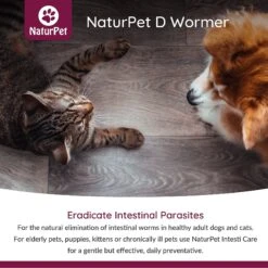 NaturPet D Wormer Natural Remedy For Cats & Dogs 11 NaturPet D Wormer Natural Remedy For Cats & Dogs -Blue Buffalo Shop 191462 PT4. AC SS1800 V1568239332
