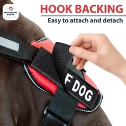 Industrial Puppy Deaf Dog Harness Patches, 2 Count -Blue Buffalo Shop 193787 PT4. AC SS1800 V1671744284