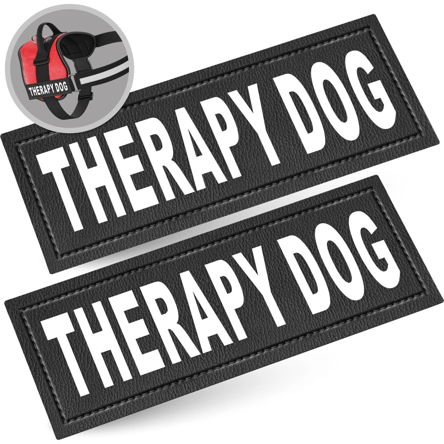 Industrial Puppy Therapy Dog Harness Patch, 2 Count 3 Industrial Puppy Therapy Dog Harness Patch, 2 Count
