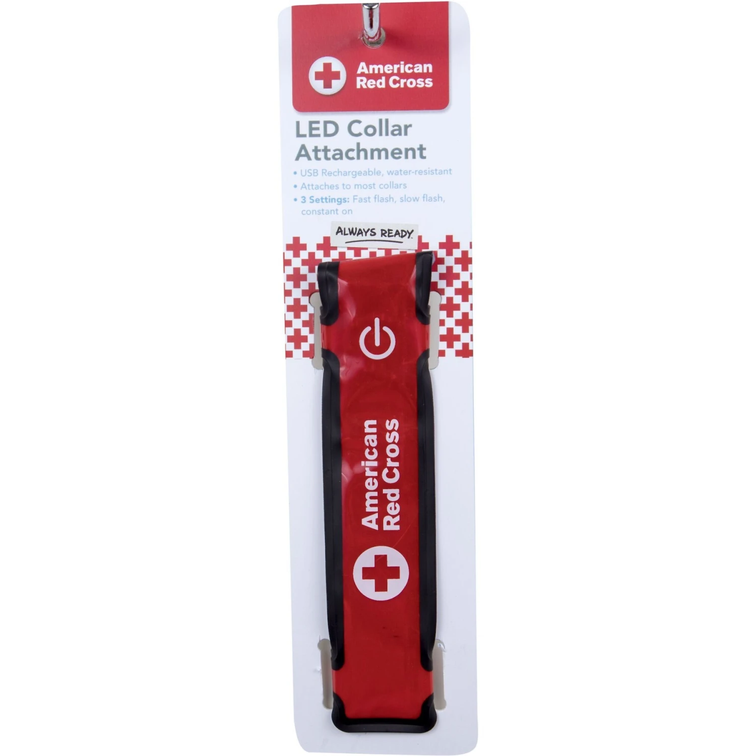 Penn-Plax American Red Cross LED Dog Collar Attachment 3 Penn-Plax American Red Cross LED Dog Collar Attachment