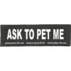 Julius K9 Julius-K9 Ask To Pet Me Dog Patch -Blue Buffalo Shop 204441 MAIN. AC SS1800 V1575669912