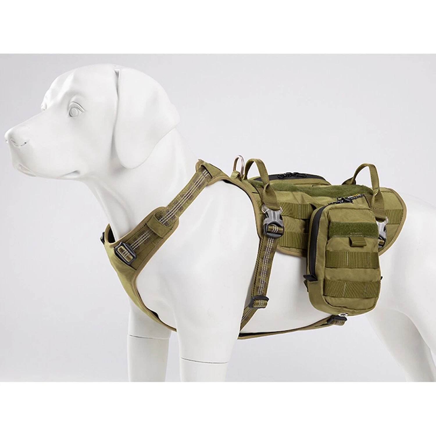 Chai's Choice Rover Scout High-Performance Tactical Military Backpack Waterproof Dog Harness 5 Chai's Choice Rover Scout High-Performance Tactical Military Backpack Waterproof Dog Harness - Image 3