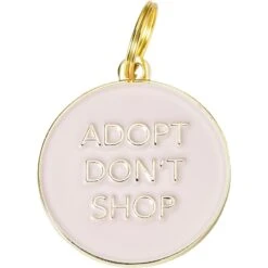 Two Tails Pet Company Adopt Don't Shop Personalized Dog & Cat ID Tag