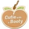 Two Tails Pet Company Cutie With A Booty Personalized Dog & Cat ID Tag