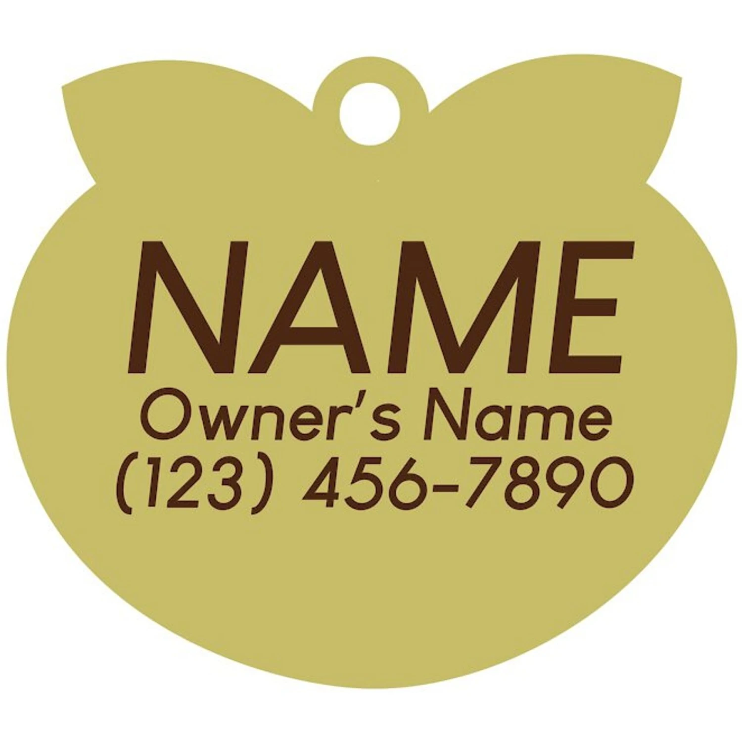 Two Tails Pet Company Cutie With A Booty Personalized Dog & Cat ID Tag 4 Two Tails Pet Company Cutie With A Booty Personalized Dog & Cat ID Tag - Image 2